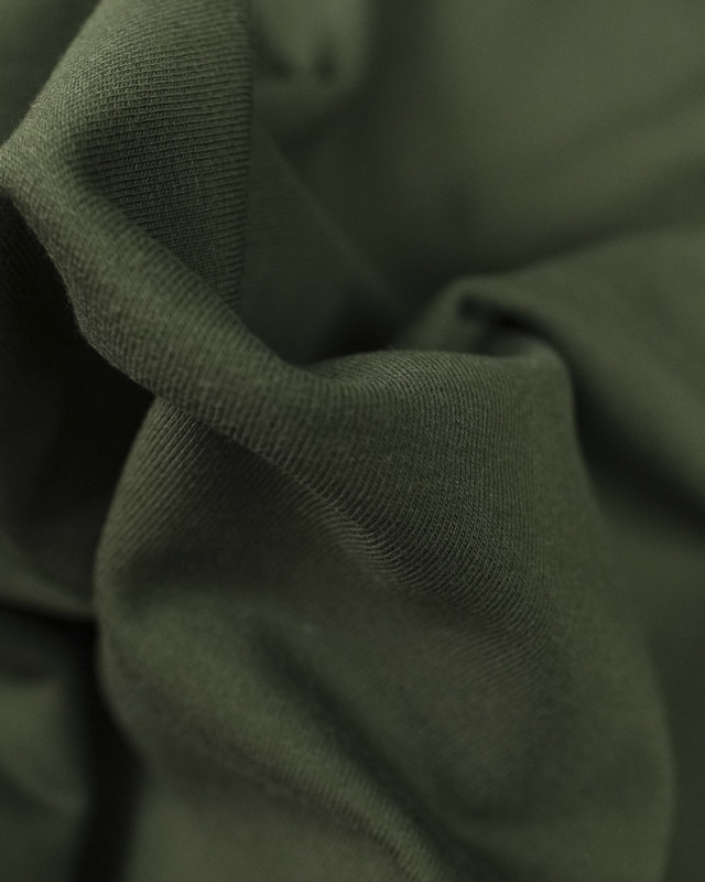 Molleton Jersey Vert Kaki - Maison Klem